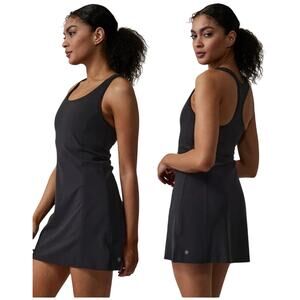 NWT Athleta On My Way Dress Powervita™ Fabric UPF 50+ Sporty Mini Dress Size XS